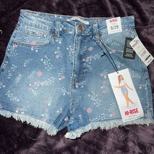High rise shorts